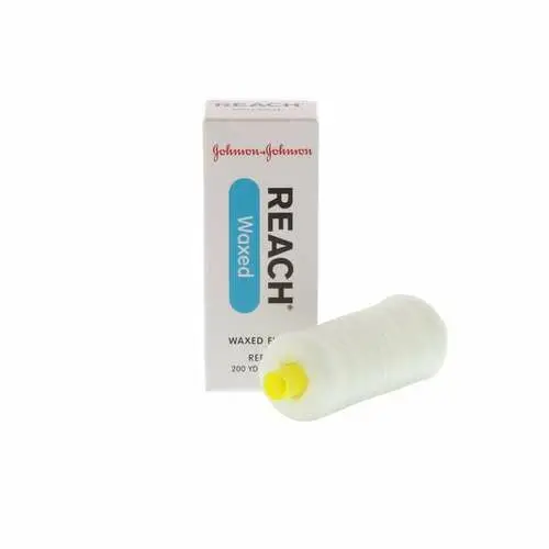 REACH® Waxed Dental Floss Refill, Unflavored, 200 yd, 1/Pkg, 211896500 thumbnail 10