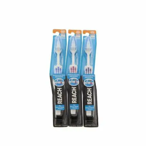 Reach X-Soft Compact Toothbrush, Extra Soft, 72/Pack, 007213 - Dr Fresh - Advanced Design Reach - Image 1