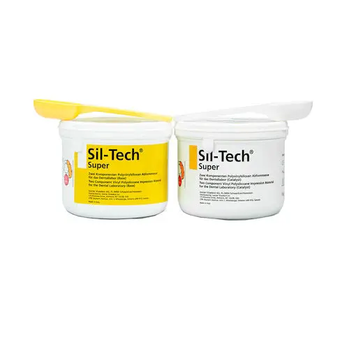 Sil-Tech Super Vinyl Polysiloxane Lab Putty, Fast Set, 1 kg Base + 1 kg Catalyst, 563196AN thumbnail 2