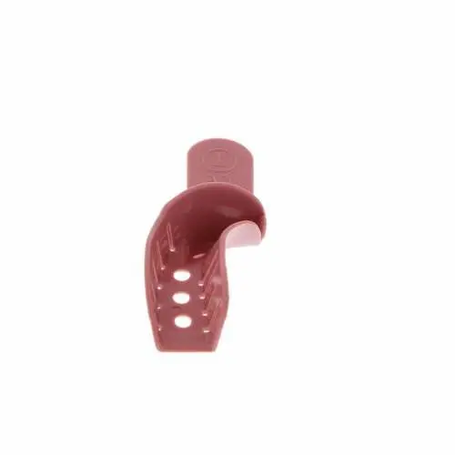 Sultan Dentray II Perforated Disposable Impression Tray #7P Upper Left/Lower Right, Pink, 12/Box, #33057 thumbnail 3