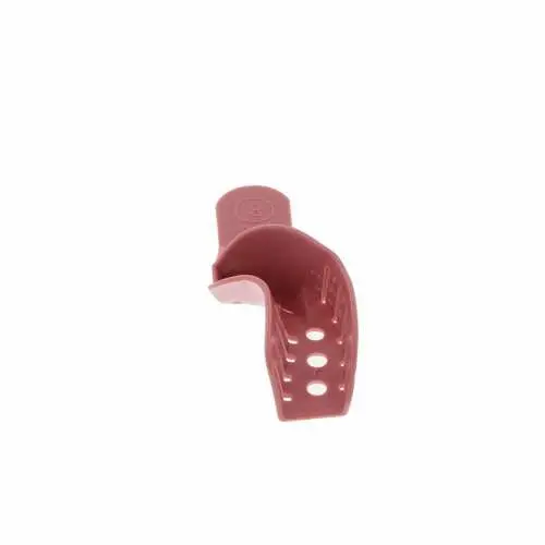 Sultan Dentray II Perforated Impression Tray, #8P Quadrant, Upper Right/Lower Left, Pink, 12/Box, 33058 thumbnail 3