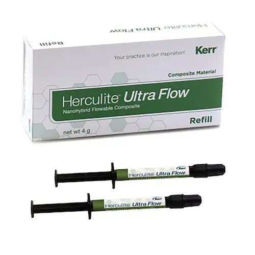 Herculite Ultra Flow Flowable Composite, Syringe Refill, Shade A2, 2 x 2 g Syringes with 20 Dispensing Tips, 2/Pk, Kerr 35393 thumbnail 19