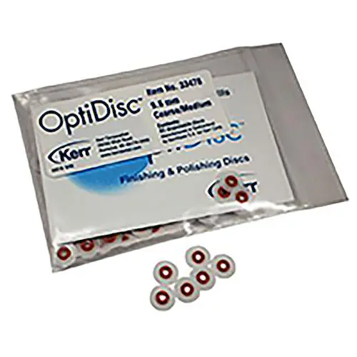 Kerr OptiDisc Finishing and Polishing Discs Refill, 9.6 mm, Coarse/Medium, 80/Box, 33478 thumbnail 4