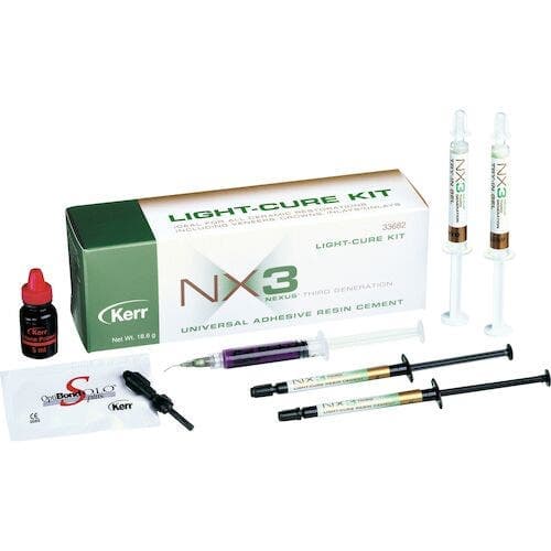 NX3 Universal Adhesive Resin Cement, Light-Cure Syringe Refill, 1.8g, Bleach Shade, #33651 thumbnail 5