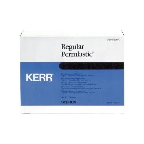 Kerr Permlastic Heavy Body Polysulfide Impression Material, Standard Package (2 x 100g Base, 1 x 70g Catalyst, Mixing Pad), #00675 thumbnail 2