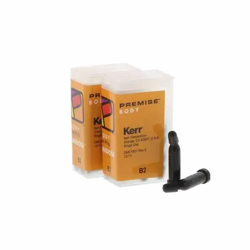 Premise Universal Nanofilled Composite, Body Shade B2, Unidose Refill, 0.2 g per Tip, 20 Tips/Box, Kerr #32656 thumbnail 12