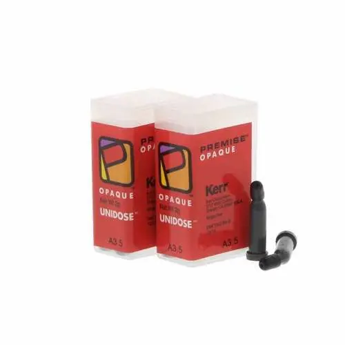 Kerr Premise Universal Nanofilled Composite, Opaque Shade A3.5, 0.2 g Unidose Refill, 20/Box, #32670 thumbnail 4
