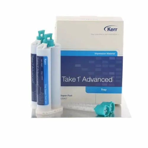 Take 1 Advanced VPS Impression Material, Cartridge Refill, Tray Body Wash (Heavy Body), Super Fast Set, Dark Blue, 50 ml Cartridges, 2/Pk, 33967 thumbnail 9