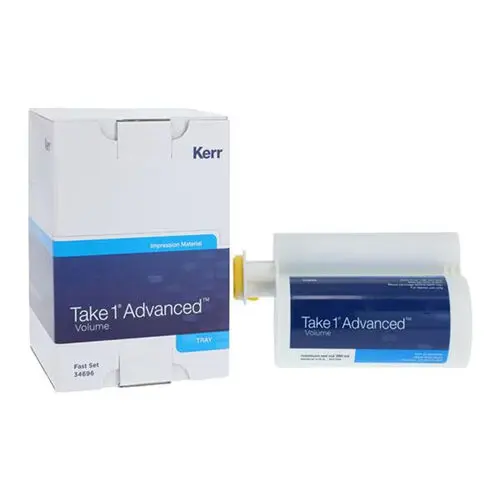 Take 1 Advanced VPS Impression Material, Volume Tray, Heavy Body, Fast Set, Dark Blue, 380 ml Hard Cartridge, 2/Pk, 34696 thumbnail 9