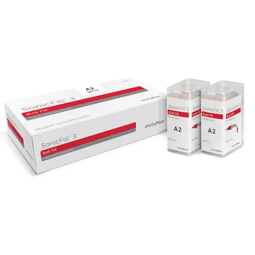 Kerr SonicFill 3 SingleFill Bulk Fill Composite Refill, Shade A2, 20 x 0.25g Unidose Tips, #36712 thumbnail 14