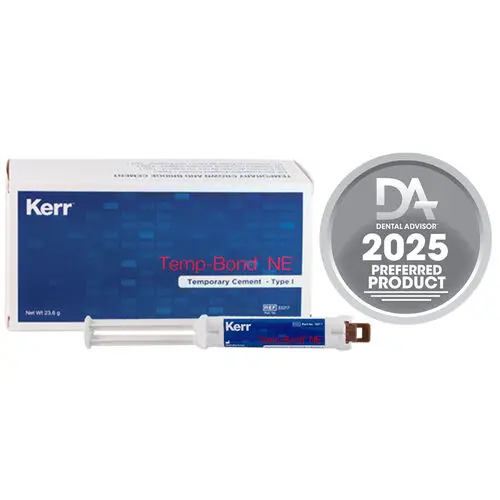 Kerr TempBond NE Non-Eugenol Temporary Cement, Automix Syringe Kit, 2 x 11.8 g Syringes + 20 Mixing Tips, 33217 thumbnail 11