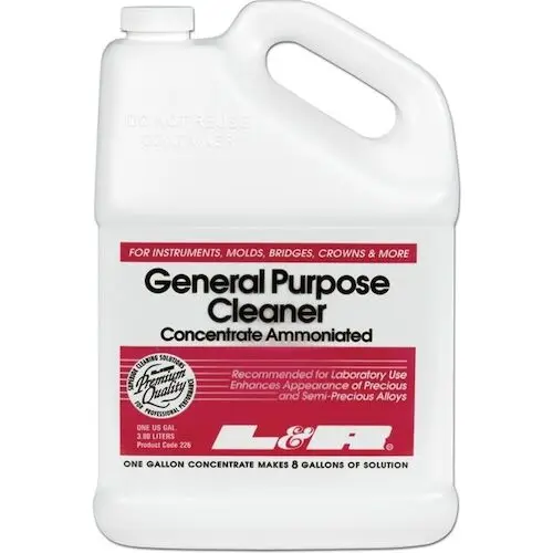 L&R Ultrasonics General Purpose Ammoniated Ultrasonic Cleaning Solution, 1 Gallon Bottle, 226 thumbnail 5