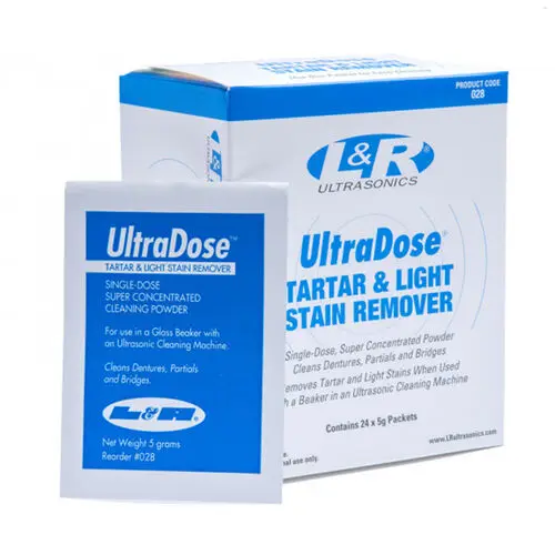 UltraDose Tartar & Stain Remover Ultrasonic Cleaning Concentrate, 1 oz Packets, 24/Box, UD028 thumbnail 6