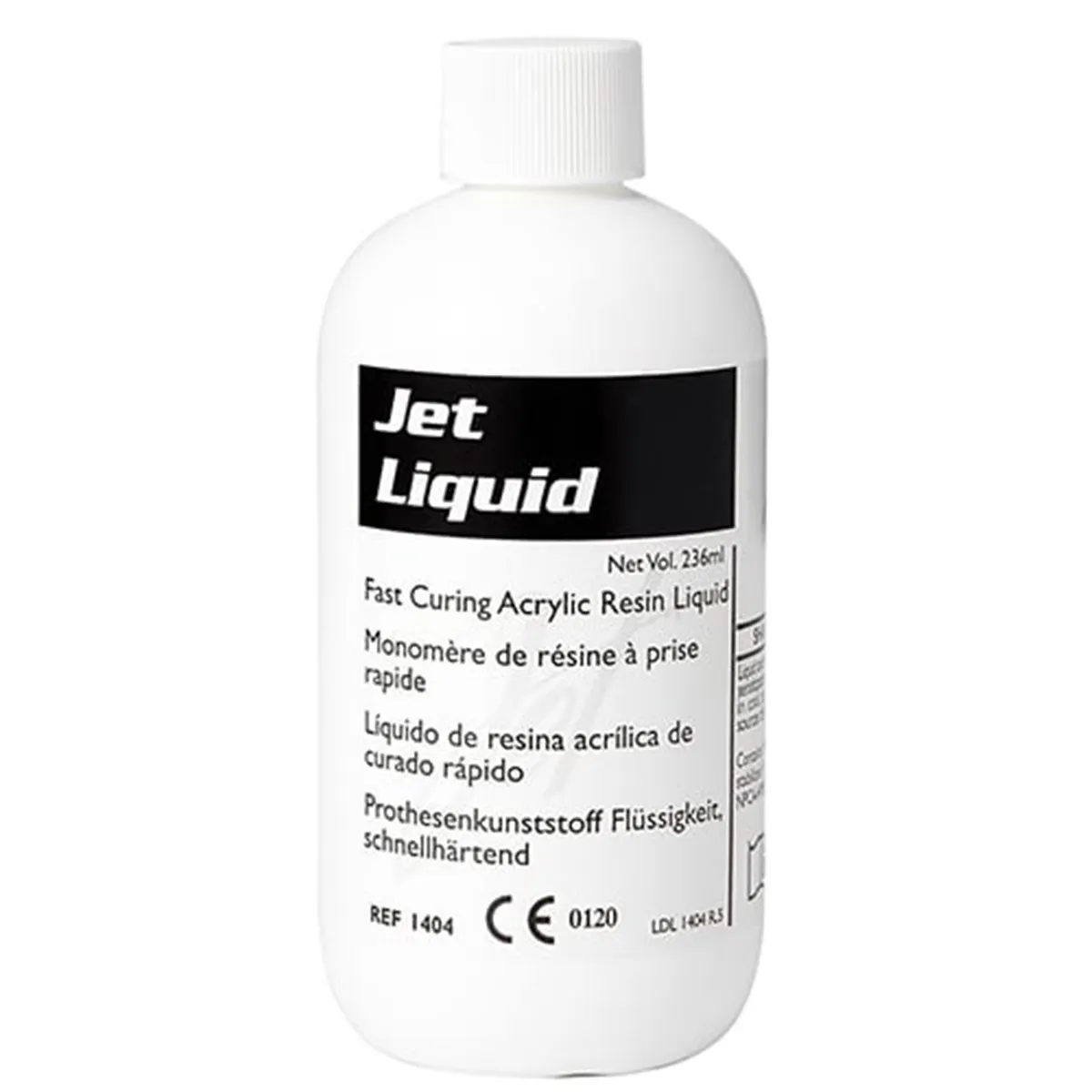 Lang Dental Jet Tooth Shade Liquid, Self-Curing Acrylic Resin, 236 ml (8 oz), Refill, #1404 thumbnail 2