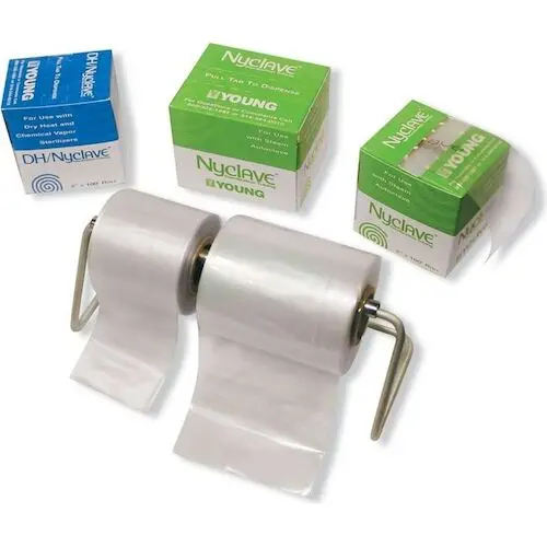 Nyclave Sterilization Tubing, 6" x 100' Roll, Clear Nylon, Puncture Resistant, No Indicator, 112610 thumbnail 7