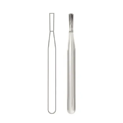 Midwest Operative Carbide Bur, FG, #245, Amalgam Prep, 0.9 mm Diameter, 2.7 mm Length, 10/Pk, 389371 thumbnail 4
