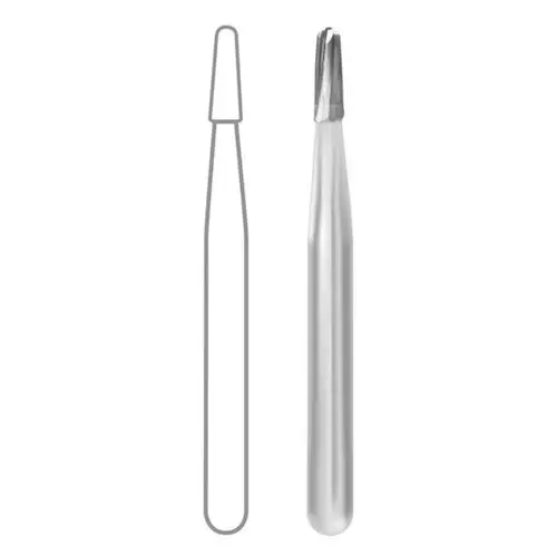 Midwest Operative Carbide Bur FG #1171, Taper Dome End, 1.2 mm Diameter, 3.7 mm Length, 6 Flutes, 10/Pk, 389273 thumbnail 3