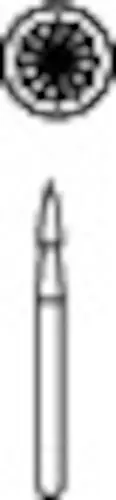 Midwest Trimming & Finishing Carbide Bur, #7903, FG, Needle, 12-Blade, 1.2mm Diameter, 3.8mm Length, 10/Pk, 389512 thumbnail 3