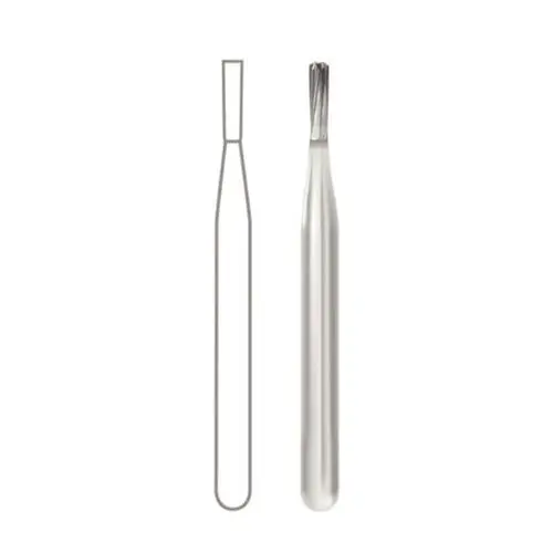 Midwest Operative Carbide Bur #245 FG (Friction Grip), Amalgam Prep, Pear Shape, 0.9 mm Diameter, 2.7 mm Length, 100/Bag, 386371 thumbnail 3