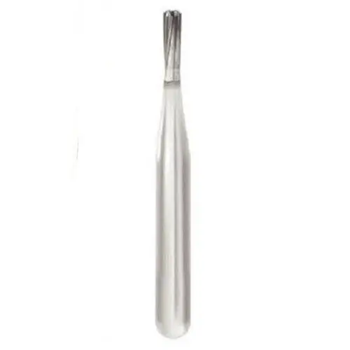Midwest Operative Carbide Bur #245 FGSS (Friction Grip Short Shank), Pear/Straight Fissure, 0.9 mm Diameter, 2.7 mm Length, 100/Bag, 386471 thumbnail 3