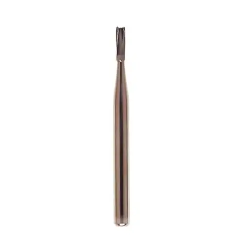 Midwest Operative Carbide Bur #256, FG (Friction Grip), All Purpose, Straight Fissure, Bevel End, 0.9 mm Diameter, 2.7 mm Length, 100/Bag, 386287 thumbnail 3