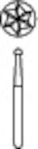 Midwest Multi-Prep Carbide Bur, Round FG #4, 1.4 mm Diameter, 10/Pack, 399205 thumbnail 9