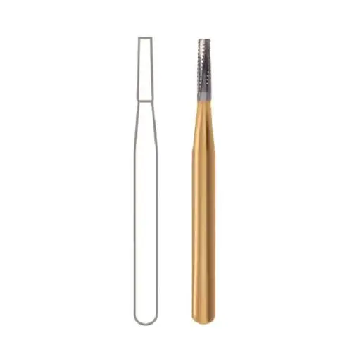Midwest MultiPrep Carbide Bur #556, Straight Flat End Fissure, Friction Grip, 0.8 mm Diameter, 3.2 mm Length, 100/Bag, 396226 thumbnail 2