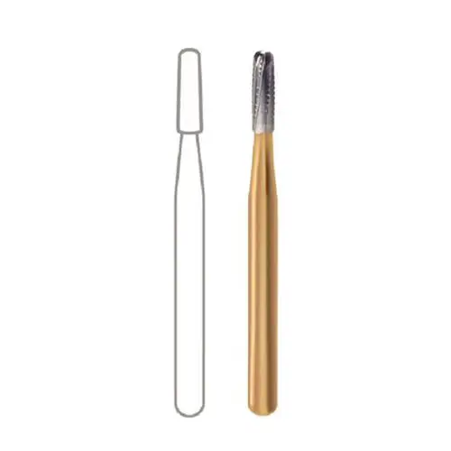 Midwest MultiPrep Carbide Bur, FG #1558 Straight Dome End, 1.2mm Diameter, 3.7mm Length, 100/Bag, 396260 thumbnail 3