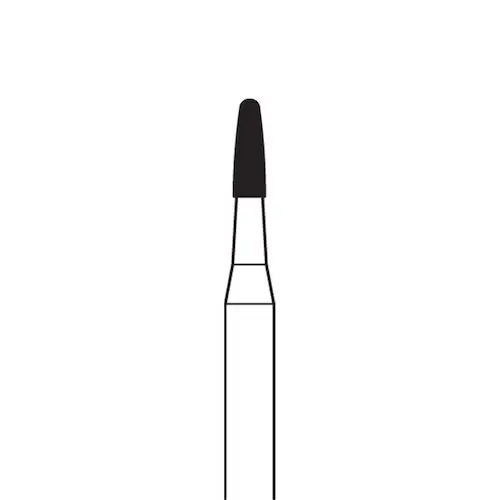 Midwest Once Sterile Trimming & Finishing Carbide Bur, FG, #7802, Barrel, 1.0 mm, 10/Pkg, 319508 thumbnail 2
