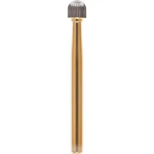 Midwest Fine Finish Trimming and Finishing Carbide Bur, FG, Ball 12 Blade, #9008, 2.5 mm Head Diameter, 10/Pkg, 389593 thumbnail 3