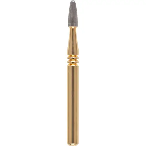 Midwest® Fine Finish Trimming and Finishing Carbide Bur, FG, Bullet 30 Blade, #9803, 1.2 mm Head Diameter, 3.0 mm Head Length, 10/Pkg, 389599 thumbnail 2