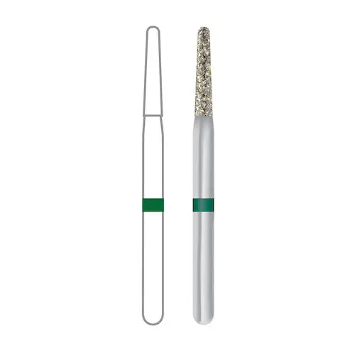 Midwest ONCE Sterile Diamond Burs 856-014C, Coarse, Taper Round End, Friction Grip, 25/Pk, 1856014C thumbnail 10