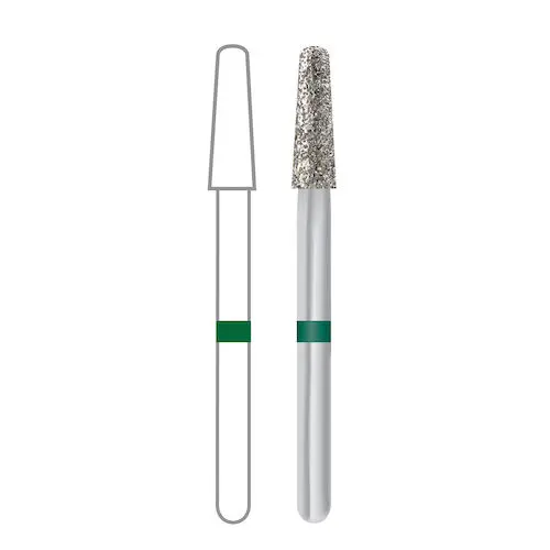 Midwest Once Sterile Diamond Burs 856-021C, Coarse, Taper Round End, Friction Grip, 25/Pk, 1856021C thumbnail 9