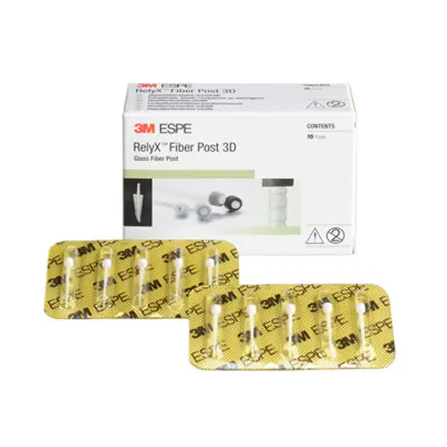 3M RelyX Fiber Post 3D Glass Fiber Post Refill, Size 0 (1.1mm), White, 10/Pack, 56948 thumbnail 8