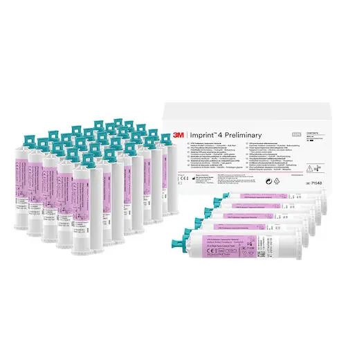 3M (Solventum) Imprint 4 Preliminary VPS Impression Material, Regular Set, Pink, Mint, 50 mL Cartridges, Bulk Pack of 30, 71548 thumbnail 4