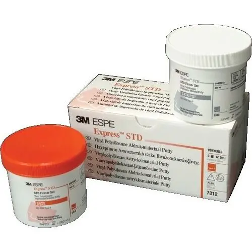 3M Express STD VPS Impression Material Putty Kit, Firm Set, 610 mL (2 x 305 mL Jars), 7312 thumbnail 8