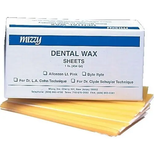 Mizzy Byte Ryte Bite Wax Sheets, Yellow, 5 lb Box, 6160800 thumbnail 5