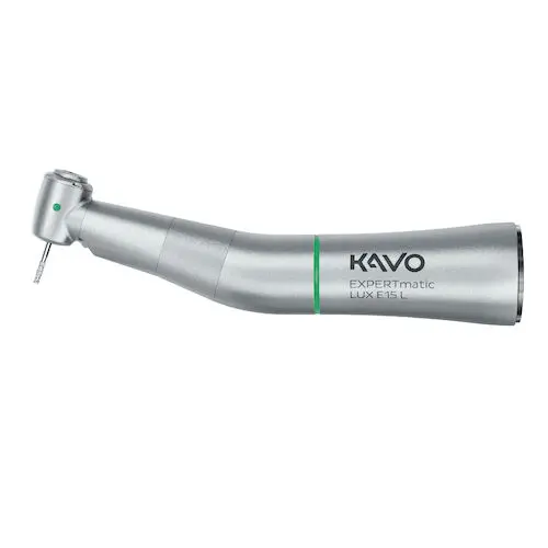 KaVo EXPERTmatic E15L Contra-Angle Handpiece, 5.4:1 Reduction, Push Button Autochuck, 1-Port Spray, RA, Cellular Optic, 1.007.5530 thumbnail 2