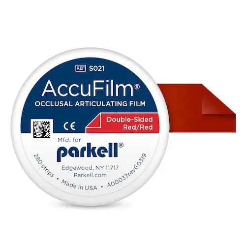 AccuFilm II Double-Sided Articulating Film, Red/Red, Precut Strips, 280/Pkg, S021 thumbnail 8