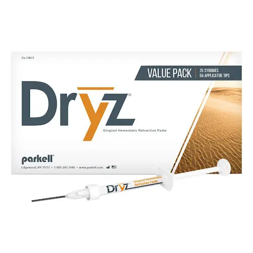 Parkell Dryz Hemostatic Retraction Paste Value Pack, 25 x 0.5 ml Syringes + 55 Applicator Tips, S182 thumbnail 4
