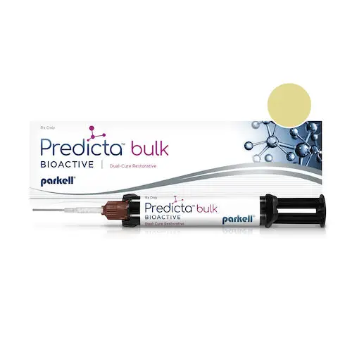 Predicta Bioactive Dual-Cure Bulk-Fill Restorative, Low Viscosity, A2/B2, 5 ml Syringe Refill, 20 Dispensing Tips, S611 thumbnail 13