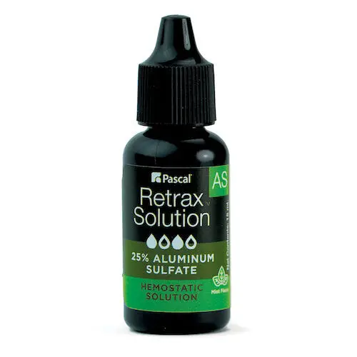 Retrax Solution AS 25% Aluminum Sulfate Hemostatic Liquid, Mint Flavor, 15 ml Bottle, 15-600 thumbnail 4