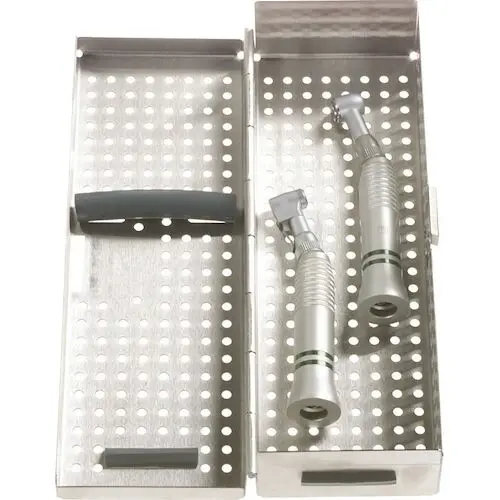 Miltex Handpiece/Accessory Cassette, Stainless Steel, Silver, 8" L x 2-3/16" W x 1-7/16" H, 3-080205 - Handpiece/Accessory Cassette - Handpiece/Accessory Cassette - Image 1