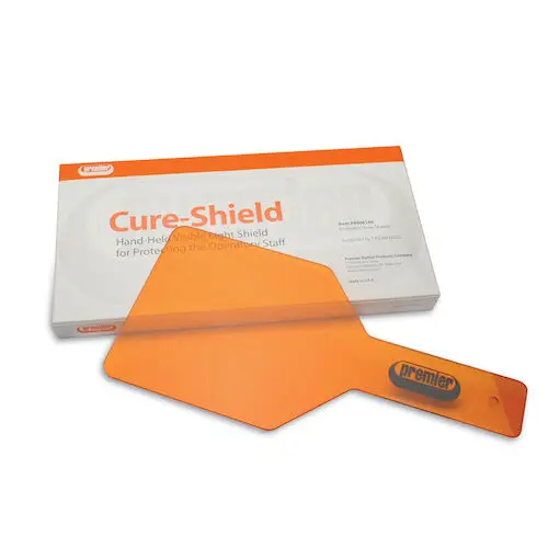Premier Cure-Shield Hand-Held Light Shield, 5" Square with Handle, 9006166 thumbnail 3