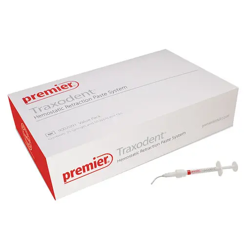 Traxodent Hemostatic Retraction Paste System, Value Pack, 25 x 0.7g Syringes with 50 Bendable Tips, 9007091 thumbnail 8