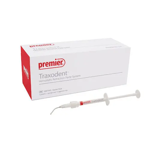 Traxodent Hemostatic Retraction Paste System, Starter Pack, 7 x 0.7g Syringes with 15 Bendable Tips, 9007093 thumbnail 8