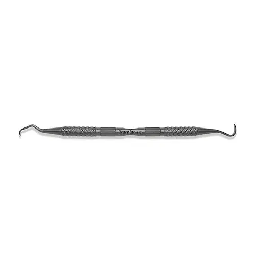 Premier 137 Anterior Implant Scaler, Double End, Fiber-Reinforced Graphite, 5/Pk, #9061420 thumbnail 2