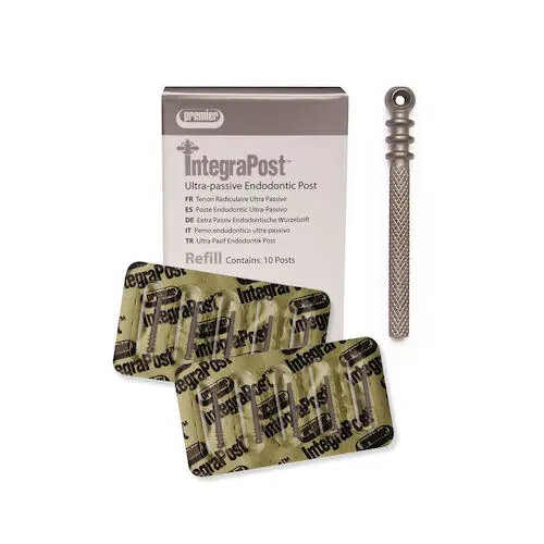 IntegraPost Titanium Alloy Post Refill, Size 6 (Green), Parallel Sided, 10/Pkg, #3001130 thumbnail 7