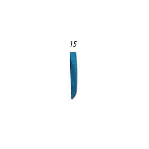 Premier Sycamore Wood Wedges, #15, Blue, 15 mm, 400/Pk, 9061103 thumbnail 10