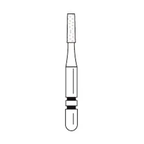 Two Striper ShortCut Operative Diamond Bur, FGSS, Flat-End Cylinder, 557 S, Medium, Blue, 1.0 mm, 5/Pk, 2015915 thumbnail 4